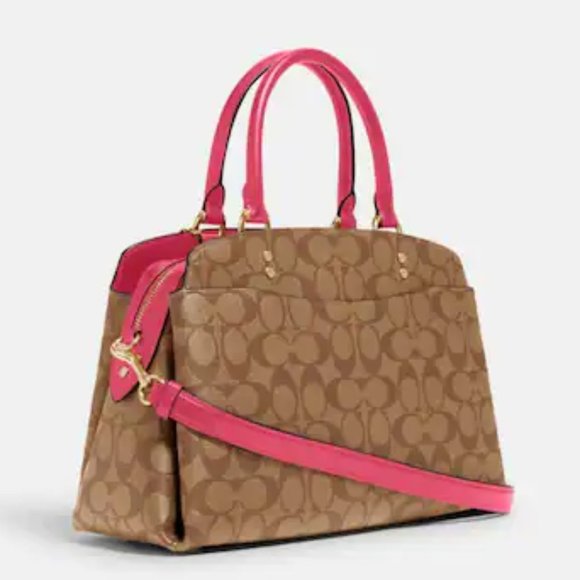 Coach Carryall In Signature Canvas Free Twillies - Picture 3 of 15